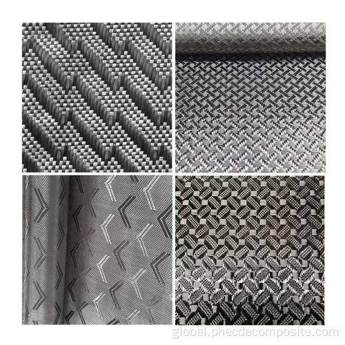 China hot sell jacquard woven carbon fiber fabric Factory
